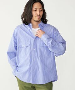 SHIPS / シップス シャツ・ブラウス | SHIPS: Wポケット ウォッシュド タイプライター 長袖 シャツ 〈チェック／ストライプ／単色〉