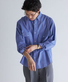 SHIPS / シップス シャツ・ブラウス | SHIPS: Wポケット ウォッシュド タイプライター 長袖 シャツ 〈チェック／ストライプ／単色〉