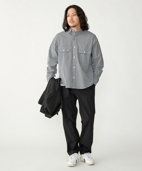 SHIPS / シップス シャツ・ブラウス | SHIPS: Wポケット ウォッシュド タイプライター 長袖 シャツ 〈チェック／ストライプ／単色〉 | 詳細1
