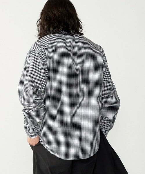 SHIPS / シップス シャツ・ブラウス | SHIPS: Wポケット ウォッシュド タイプライター 長袖 シャツ 〈チェック／ストライプ／単色〉 | 詳細10