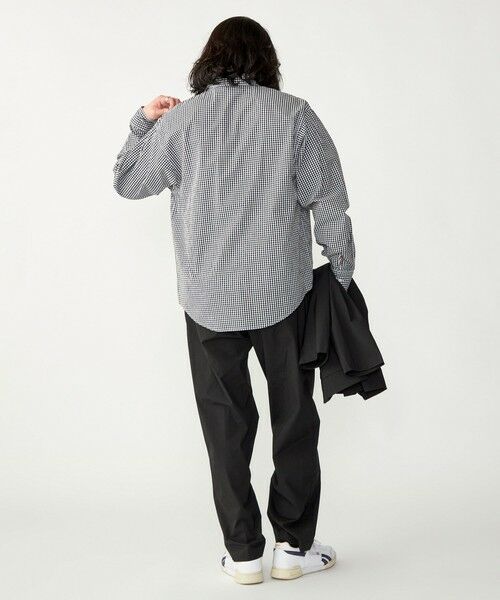 SHIPS / シップス シャツ・ブラウス | SHIPS: Wポケット ウォッシュド タイプライター 長袖 シャツ 〈チェック／ストライプ／単色〉 | 詳細4