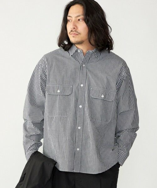 SHIPS / シップス シャツ・ブラウス | SHIPS: Wポケット ウォッシュド タイプライター 長袖 シャツ 〈チェック／ストライプ／単色〉 | 詳細7