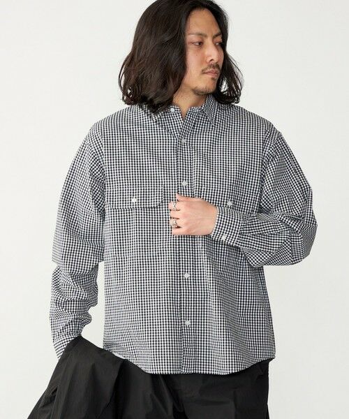 SHIPS / シップス シャツ・ブラウス | SHIPS: Wポケット ウォッシュド タイプライター 長袖 シャツ 〈チェック／ストライプ／単色〉 | 詳細8