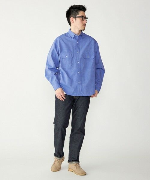 SHIPS / シップス シャツ・ブラウス | SHIPS: Wポケット ウォッシュド タイプライター 長袖 シャツ 〈チェック／ストライプ／単色〉 | 詳細29