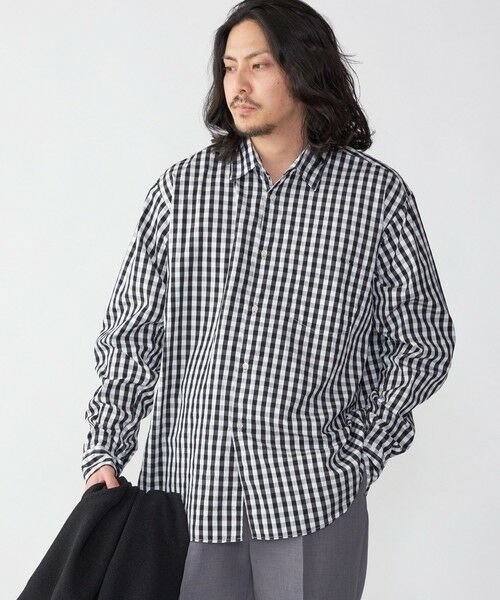 SHIPS / シップス シャツ・ブラウス | SHIPS: レギュラーカラー ベーシック ロングスリーブ シャツ 〈ストライプ/ギンガムチェック〉 | 詳細6