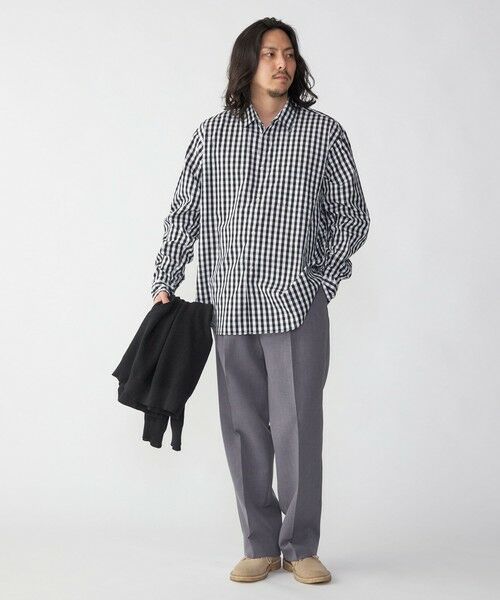 SHIPS / シップス シャツ・ブラウス | SHIPS: レギュラーカラー ベーシック ロングスリーブ シャツ 〈ストライプ/ギンガムチェック〉 | 詳細5