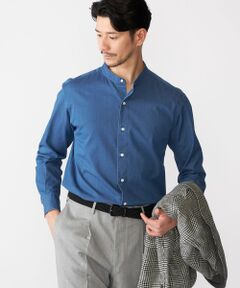 SHIPS / シップス シャツ・ブラウス | SHIPS: ウォッシュド デニム バンドカラーシャツ