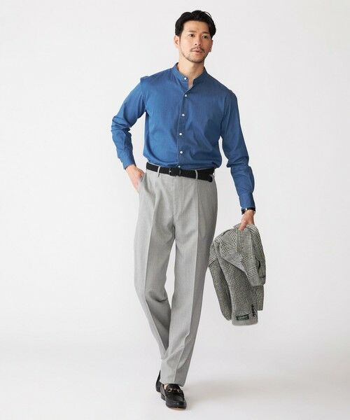 SHIPS / シップス シャツ・ブラウス | SHIPS: ウォッシュド デニム バンドカラーシャツ | 詳細11