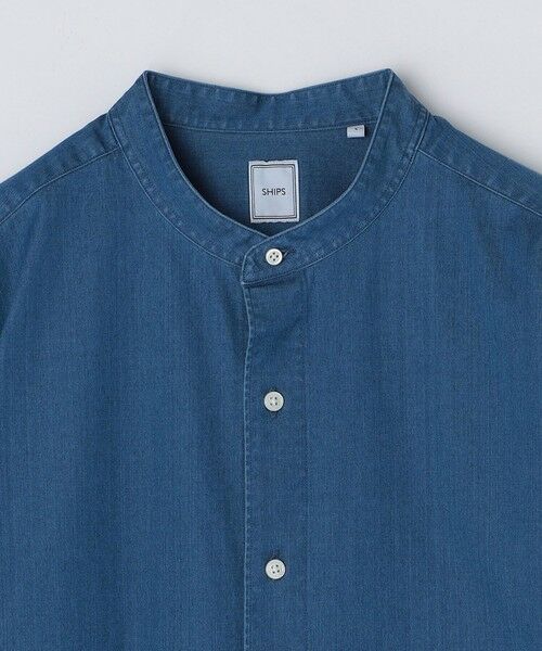 SHIPS / シップス シャツ・ブラウス | SHIPS: ウォッシュド デニム バンドカラーシャツ | 詳細16