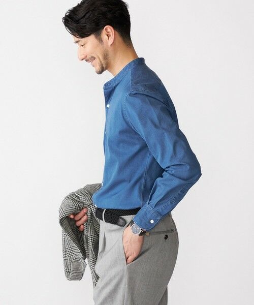 SHIPS / シップス シャツ・ブラウス | SHIPS: ウォッシュド デニム バンドカラーシャツ | 詳細5