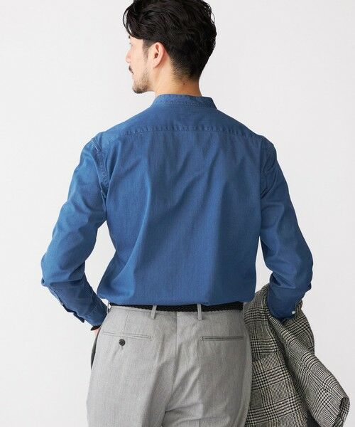 SHIPS / シップス シャツ・ブラウス | SHIPS: ウォッシュド デニム バンドカラーシャツ | 詳細7