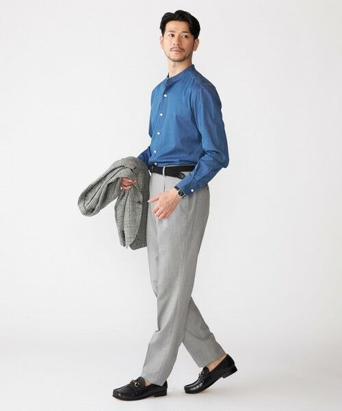 SHIPS / シップス シャツ・ブラウス | SHIPS: ウォッシュド デニム バンドカラーシャツ | 詳細10