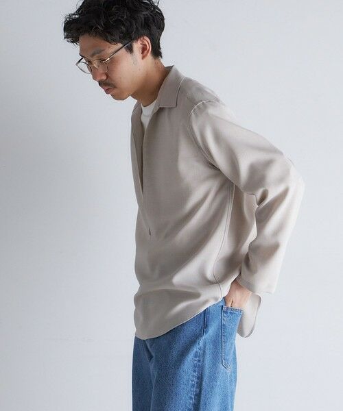 SHIPS / シップス シャツ・ブラウス | SHIPS: ドライタッチ スキッパー シャツ プルオーバー | 詳細5