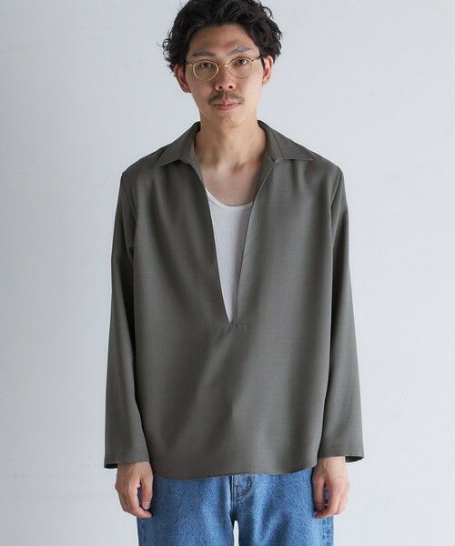 SHIPS / シップス シャツ・ブラウス | SHIPS: ドライタッチ スキッパー シャツ プルオーバー | 詳細12