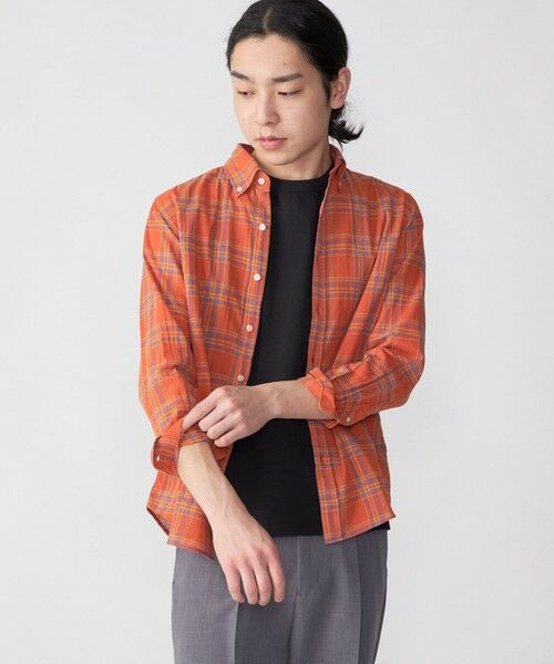 SHIPS / シップス シャツ・ブラウス | 【WEB限定】SHIPS: MADE IN JAPAN ワンポイントロゴ チェックボタンダウンシャツ | 詳細2