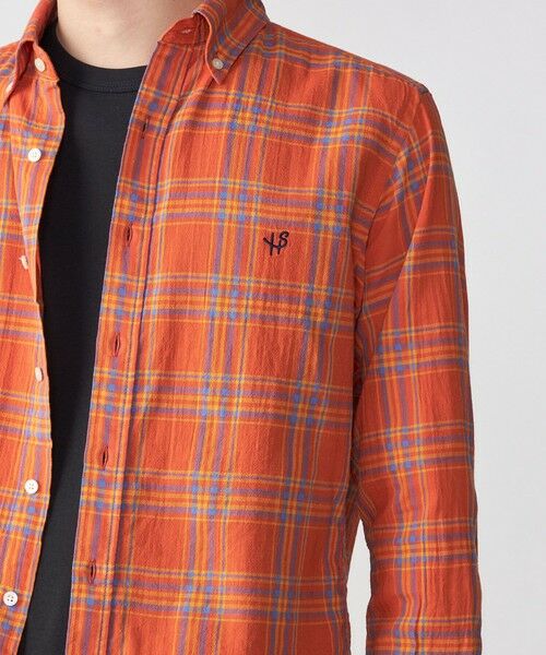 SHIPS / シップス シャツ・ブラウス | 【WEB限定】SHIPS: MADE IN JAPAN ワンポイントロゴ チェックボタンダウンシャツ | 詳細3