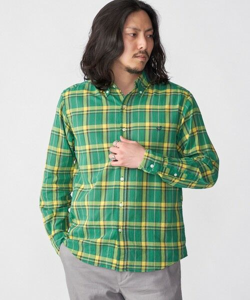 SHIPS / シップス シャツ・ブラウス | 【WEB限定】SHIPS: MADE IN JAPAN ワンポイントロゴ チェックボタンダウンシャツ | 詳細12
