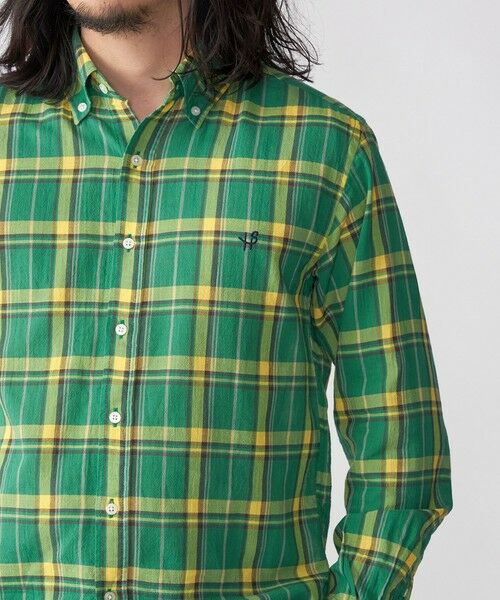 SHIPS / シップス シャツ・ブラウス | 【WEB限定】SHIPS: MADE IN JAPAN ワンポイントロゴ チェックボタンダウンシャツ | 詳細13