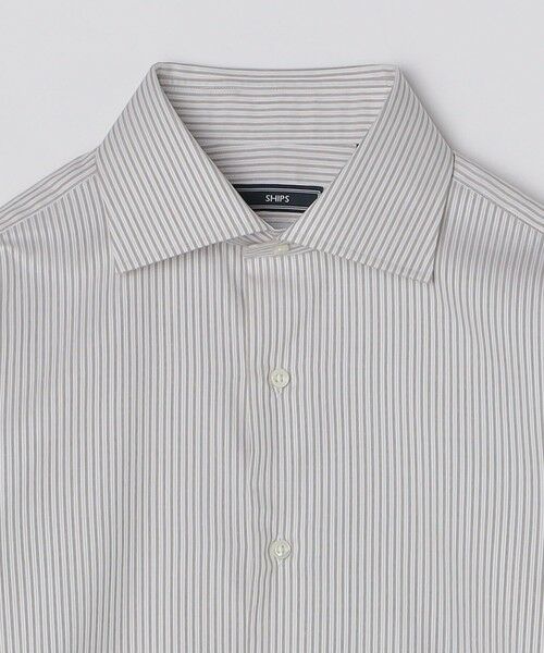 SHIPS / シップス シャツ・ブラウス | SHIPS: イージーアイロン ドビー ストライプ ワイドカラー シャツ | 詳細14