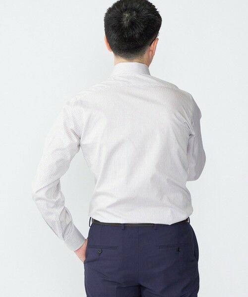 SHIPS / シップス シャツ・ブラウス | SHIPS: イージーアイロン ドビー ストライプ ワイドカラー シャツ | 詳細4