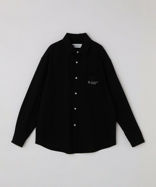 SHIPS / シップス シャツ・ブラウス | City Ambient Products: レギュラーカラー ツイル オーバー シャツ(ブラック)