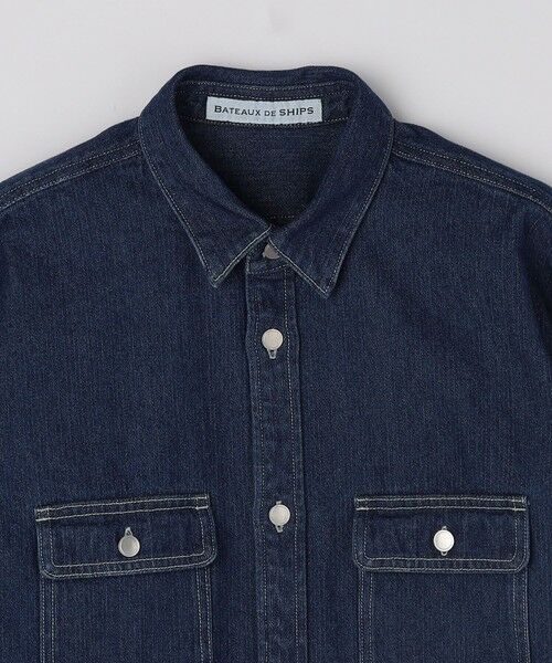SHIPS / シップス シャツ・ブラウス | BATEAUX DE SHIPS: デニム シャツ アウター | 詳細5
