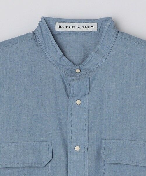SHIPS / シップス シャツ・ブラウス | BATEAUX DE SHIPS: ダブルポケット ソリッド ユーティリティ シャツ | 詳細3