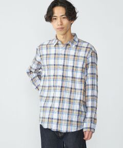 SHIPS / シップス シャツ・ブラウス | SHIPS: BEZ ウォッシュド チェック ロングスリーブ シャツ