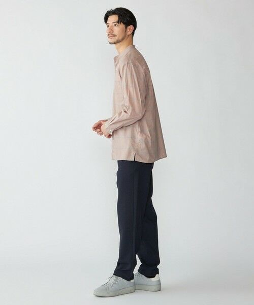 SHIPS / シップス シャツ・ブラウス | SHIPS: コットン シルク ペールチェック バンドカラー ロングスリーブ シャツ | 詳細2