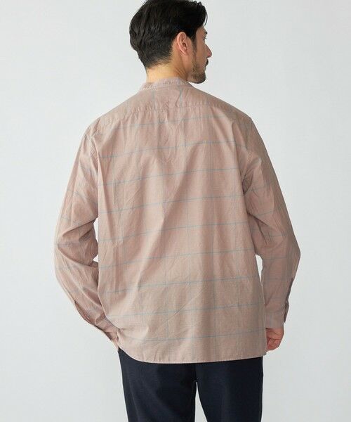 SHIPS / シップス シャツ・ブラウス | SHIPS: コットン シルク ペールチェック バンドカラー ロングスリーブ シャツ | 詳細7