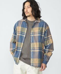 SHIPS / シップス シャツ・ブラウス | SHIPS: コットン シルク ビッグチェック スクエアカット ウィークエンド シャツ