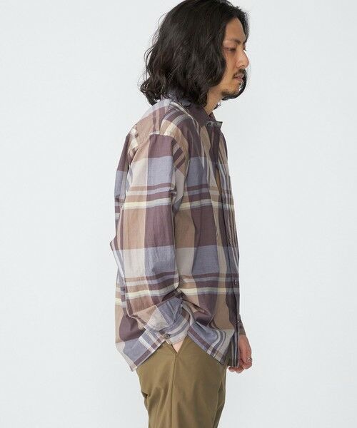 SHIPS / シップス シャツ・ブラウス | SHIPS: コットン シルク ビッグチェック スクエアカット ウィークエンド シャツ | 詳細12