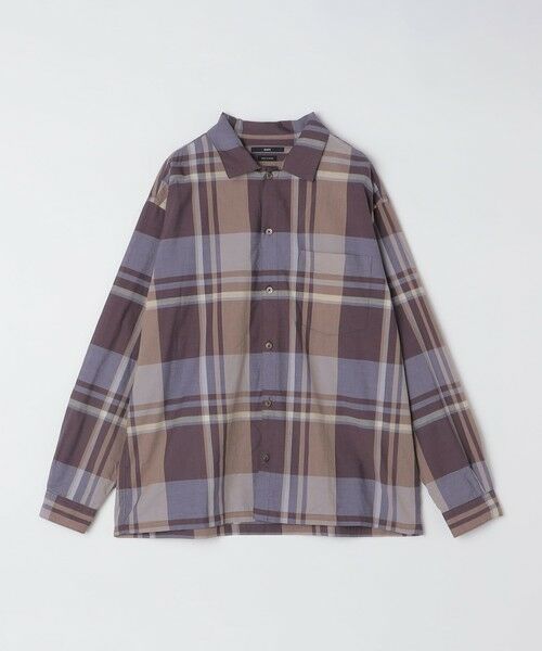 SHIPS / シップス シャツ・ブラウス | SHIPS: コットン シルク ビッグチェック スクエアカット ウィークエンド シャツ | 詳細13