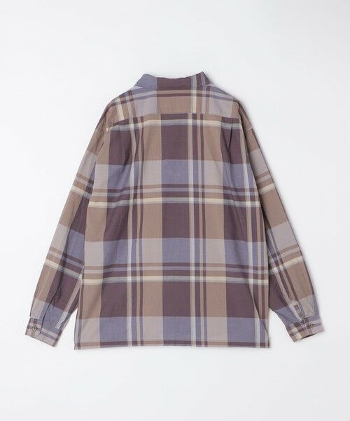 SHIPS / シップス シャツ・ブラウス | SHIPS: コットン シルク ビッグチェック スクエアカット ウィークエンド シャツ | 詳細14