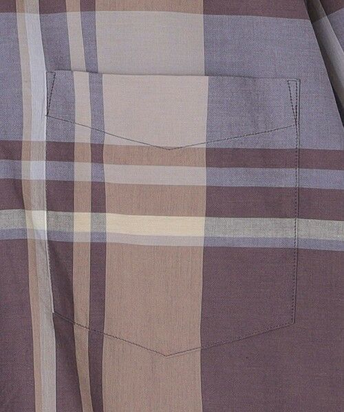 SHIPS / シップス シャツ・ブラウス | SHIPS: コットン シルク ビッグチェック スクエアカット ウィークエンド シャツ | 詳細17