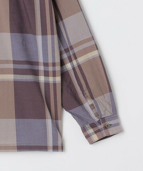 SHIPS / シップス シャツ・ブラウス | SHIPS: コットン シルク ビッグチェック スクエアカット ウィークエンド シャツ | 詳細18