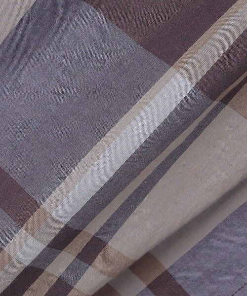 SHIPS / シップス シャツ・ブラウス | SHIPS: コットン シルク ビッグチェック スクエアカット ウィークエンド シャツ | 詳細19