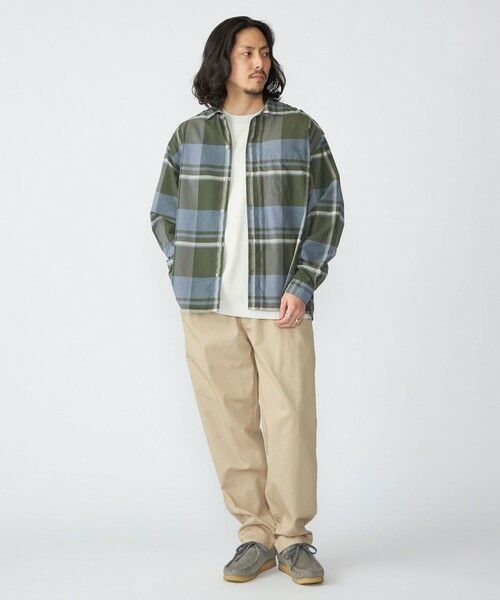 SHIPS / シップス シャツ・ブラウス | SHIPS: コットン シルク ビッグチェック スクエアカット ウィークエンド シャツ | 詳細20