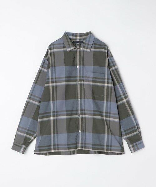 SHIPS / シップス シャツ・ブラウス | SHIPS: コットン シルク ビッグチェック スクエアカット ウィークエンド シャツ | 詳細22