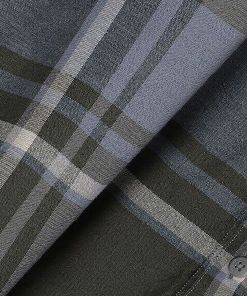 SHIPS / シップス シャツ・ブラウス | SHIPS: コットン シルク ビッグチェック スクエアカット ウィークエンド シャツ | 詳細23