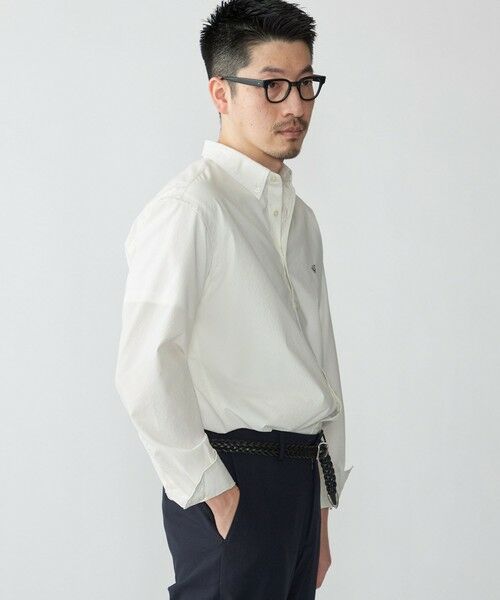 SHIPS / シップス シャツ・ブラウス | 【WEB限定】SHIPS: SOLOTEX(R) DRY ワンポイントロゴ シアサッカー ボタンダウンシャツ | 詳細8