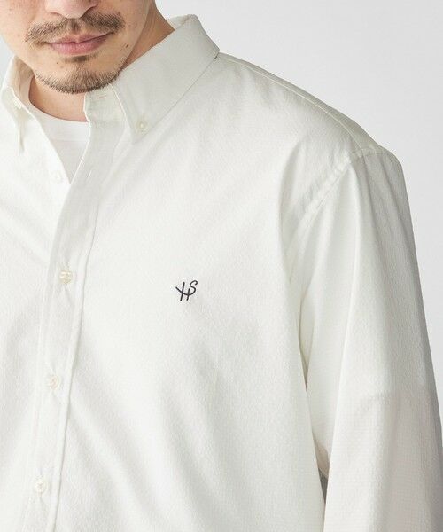 SHIPS / シップス シャツ・ブラウス | 【WEB限定】SHIPS: SOLOTEX(R) DRY ワンポイントロゴ シアサッカー ボタンダウンシャツ | 詳細10