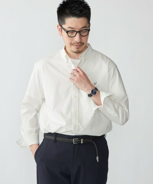 SHIPS / シップス シャツ・ブラウス | 【WEB限定】SHIPS: SOLOTEX(R) DRY ワンポイントロゴ シアサッカー ボタンダウンシャツ | 詳細5