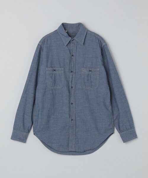 SHIPS / シップス シャツ・ブラウス | SHIPS: USA シャンブレー ワーク シャツ(スカイブルー)