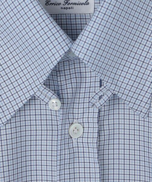 SHIPS / シップス シャツ・ブラウス | 【SHIPS別注】Errico Formicola: LUCA タブカラー マイクロチェック シャツ | 詳細5