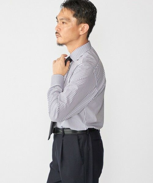 SHIPS / シップス シャツ・ブラウス | GUY ROVER: マルチストライプ ワイドカラー シャツ | 詳細1