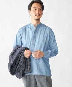 SHIPS / シップス シャツ・ブラウス | 【SHIPS別注】Salvatore Piccolo: シャンブレー プルオーバー バンド シャツ