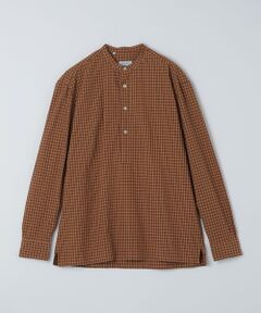 SHIPS / シップス シャツ・ブラウス | 【SHIPS別注】Salvatore Piccolo: チェック プルオーバー バンドカラー シャツ