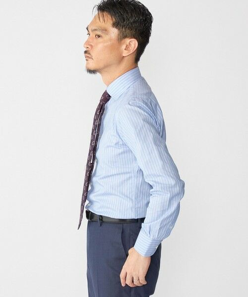 SHIPS / シップス シャツ・ブラウス | SHIPS:〈FUNCTION〉イージーアイロン オルタネイトストライプ ワイドカラー シャツ | 詳細1