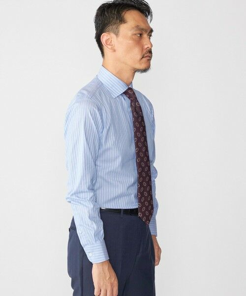 SHIPS / シップス シャツ・ブラウス | SHIPS:〈FUNCTION〉イージーアイロン オルタネイトストライプ ワイドカラー シャツ | 詳細3